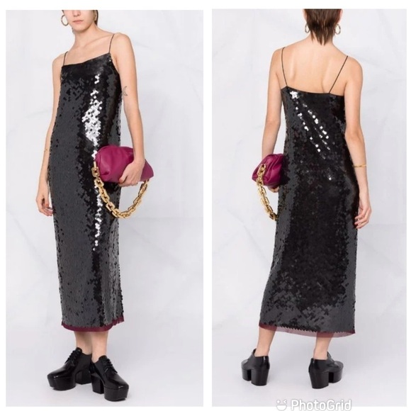Tory Burch sequin-embellished sleeveless maxi dress - Picture 1 of 11